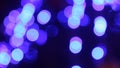 Abstract blue lights