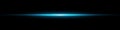 Abstract blue lights lines on black background. A bright flash of light Royalty Free Stock Photo