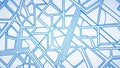 Abstract Blue Line Map Pattern on a White Background 132812 Royalty Free Stock Photo