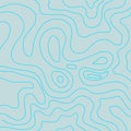 Abstract Blue Line Topographic Pattern Background Royalty Free Stock Photo