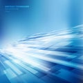 Abstract blue lines overlap layer business shiny motion perspective background technology concept