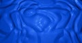 Abstract blue liquid waving. realistic 3d rendered animated wave background. over 4k resolution animated abstract background.