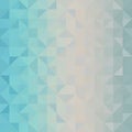 Abstract blue low-polygons generative background, illustration. Triangular pixelation Royalty Free Stock Photo