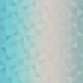 Abstract blue low-polygons generative background, illustration. Triangular pixelation Royalty Free Stock Photo