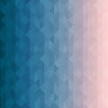 Abstract blue low-polygons generative background, illustration. Triangular pixelation Royalty Free Stock Photo