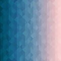 Abstract blue low-polygons generative background, illustration. Triangular pixelation Royalty Free Stock Photo