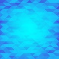 Abstract blue lowpoly designed vector background. Polygonal elements backdrop.