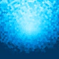 Abstract blue mosaic background Royalty Free Stock Photo