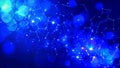 Abstract blue network background Royalty Free Stock Photo