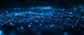 Abstract blue network digital data connection Royalty Free Stock Photo