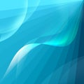 Abstract Blue Ocean Lines Background