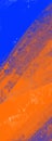Abstract Blue Orange paint Background. Vector illustration design Royalty Free Stock Photo