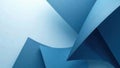Abstract blue paper shapes design a minimalist composition of textured curves and angles. Generative AI Royalty Free Stock Photo