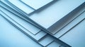 Abstract Blue Paper Stack Texture Background Image Royalty Free Stock Photo
