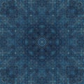 Abstract Blue Pattern generative computational art illustration. Trendy seamless background for use in design, internet, web Royalty Free Stock Photo