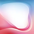 abstract blue and pink background with a curved shape Royalty Free Stock Photo