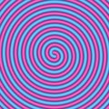 Abstract blue and pink candy spiral background. Pattern design for banner, cover, flyer, postcard, poster, other. Round Royalty Free Stock Photo