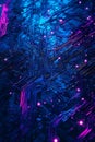 Abstract Blue-Pink Circuit Board - Futuristic Tech Data Network Pattern Portrait Images Generative AI Royalty Free Stock Photo