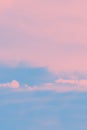 Abstract pink and blue watercolor blurred sky background Royalty Free Stock Photo