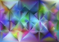 Abstract Blue Pink and Green Polygonal Triangular Background Vector Graphic Royalty Free Stock Photo