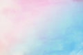 Abstract blue and pink pastel watercolor background Royalty Free Stock Photo