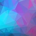Abstract Blue and pink polygon texture
