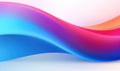 abstract blue and pink wavy background. illustration. Royalty Free Stock Photo