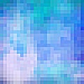 Abstract blue pixel background Royalty Free Stock Photo