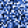 Abstract blue pixel background Royalty Free Stock Photo