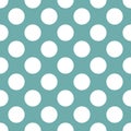 Abstract blue polka dot background pattern. Vector image Royalty Free Stock Photo