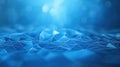 Abstract blue polygonal background, multifaceted geometric design for modern projects