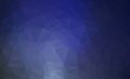 Abstract Blue polygonal illustration, which consist of triangles. Geometric background in Origami style with gradient. Triangular