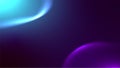 Abstract blue purple background. Glowing liquid shapes. Organic vector backdrop. Futuristic abstraction