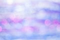 Abstract blue and purple bokeh background. Circle lights of blur Royalty Free Stock Photo
