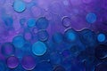 Abstract Blue and Purple Circle Pattern Painting Abstract painting with blue and purple circles symbolizing unity harmony Royalty Free Stock Photo