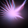 Abstract blue purple electric discharge background