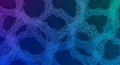 Abstract Blue and Purple Gradient Background with Intricate Wireframe Pattern Royalty Free Stock Photo