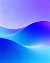 Abstract Blue Purple Gradient Waves Flowing Smoothly Soft Light vector illustration Background image photo Royalty Free Stock Photo