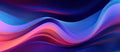 Abstract blue and purple liquid wavy shapes futuristic banner. Glowing retro waves  background. Royalty Free Stock Photo