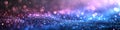 Abstract blue, purple and pink glitter lights background. Night sky with stars Royalty Free Stock Photo