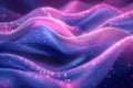 Abstract blue, purple and pink glitter lights background. Night sky with stars Royalty Free Stock Photo