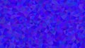 Abstract Blue and Purple Triangle Mosaic Background for Modern Designs Royalty Free Stock Photo