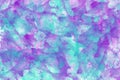 Abstract blue and purple watercolor background. Colorful aquarelle paint texture. Brush strokes. Vivid ink stain pattern. Royalty Free Stock Photo