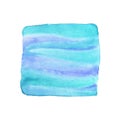 Abstract blue purple watercolor brush strokes with strains