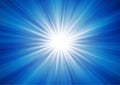 Abstract blue radiant light beam vector