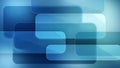 Abstract Blue Rectangles with Rounded Corners and Soft Gradients background shapes Royalty Free Stock Photo