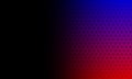 Abstract blue, red and black gradient hexagonal technology background Royalty Free Stock Photo