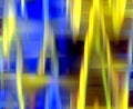 Sparkling blue gold lights, vivid abstract background and texture Royalty Free Stock Photo