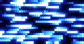 Abstract blue retro pixel hipster digital background made of moving energy brick Royalty Free Stock Photo