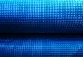 Abstract blue roll surface background